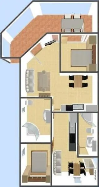 Apartment In Vir With Sea View, Terrace, Air Conditioning, Wi-Fi